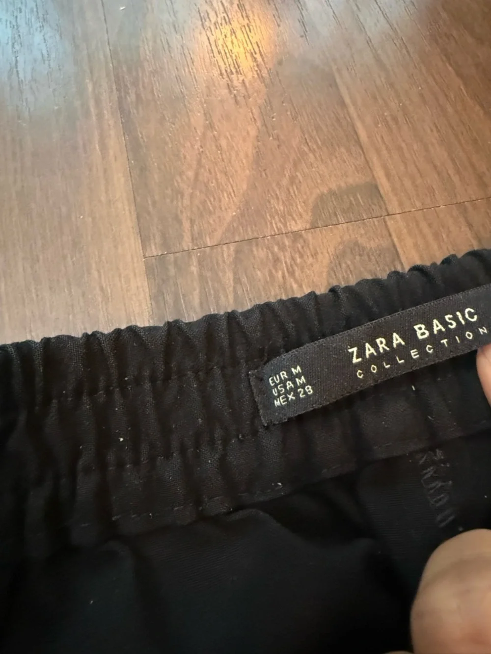 Zara Black Drawstring Pants - Picture 6 of 9